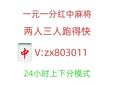 （神采奕奕）24小时一元一分红中麻将群亲友圈