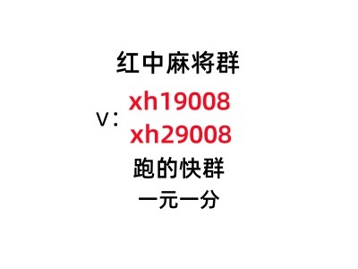 【批发代理】一元一分正规红中麻将群