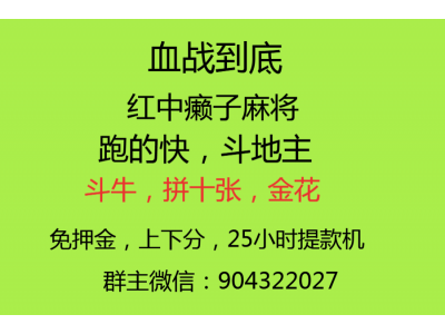 正规一元一分麻将群