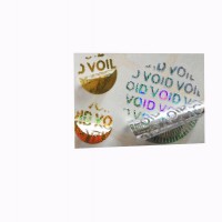 厂家定制生产揭开留VOID全息标签