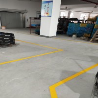 苏州仓库行车道、叉车通道、工厂车间人行道、货位地标线施工