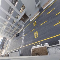 苏州周边地区工厂热熔划线 苏州工厂行车道道路标线价格