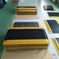流水线双层防疲劳脚垫,导电防滑抗疲劳地垫,龙之净耐用胶垫