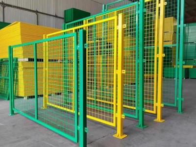 车间仓库隔离网工厂设备围栏铁丝网移动护栏防护网工厂隔断网栅栏图3